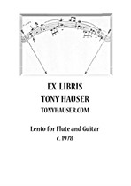 Lento for Flute and Guitar by Tony Hauser