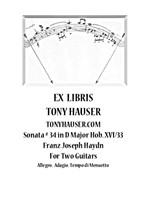Sonata No.34 in D Major by Joseph Haydn